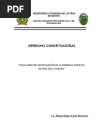 LECTURA. Facultades de Investigación de La Suprema Corte de Justicia de La Nación