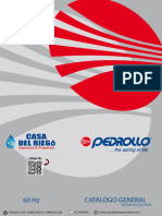 CATALOGO GENERAL PEDROLLO 60Hz