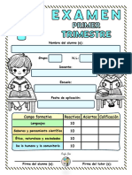 1° Examen PRIMER Trimestre - Profe Diaz