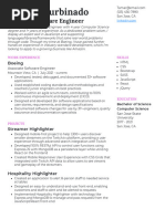 Associate Software Engineer Resume Example