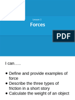 L1: Forces Notes