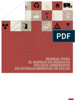 Manual para El Manejo de Residuos Solidos Generados en Establecimientos de Salud