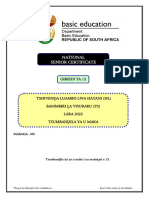 Tshivenda HL P3 Nov 2022 MG