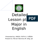 Major in English Lesson Plan Module 2