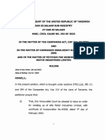 In The Matter of Petition For Winding Up of Alfa Match Industries LTD (Misc Civil Cause No 292 of 2023) 2023 TZHC 23243 (13 November 2023)