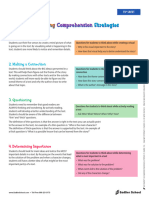 ELA DL TOFU 7CoreReadingComprehensionStrategiesTipSheet