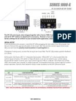 Series 1000 X SF LB Quick Setup Guide