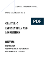 p3 Chapter 5 Exponentials and Logarithms