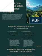 Tackling Climate Change Mitigation and Adaptation Strategies