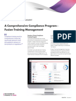 Factsheet - Fusion Training Management