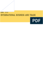 International Business Trade 1