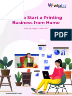 How To Start A Printing Business From Home: A Complete Guide From WTPBiz