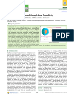 Achieving Micelle Control Through Core Crystallinity