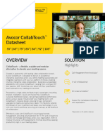 Avocor CollabTouch Datasheet Jabra May 2024 v2