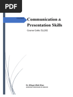 1 Communication Skills DR Kifayat Ullah