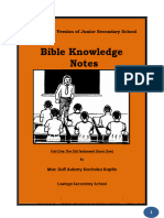 BK Form One Notes