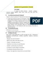 Revision Generale Grammaire Brevet