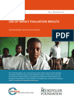 Use of Impact Evaluation Results ENGLISH