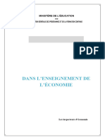 VF Projet Enseignement Economie