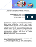 Transtornos Mentais Relacionados Ao Trabalho em Professores Da Educação de Jovens e Adultos Do Ensino Fundamental