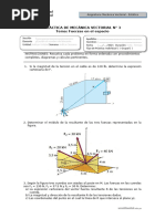 Práctica de Mecánica Vectorial #3 Tema: Fuerzas en El Espacio