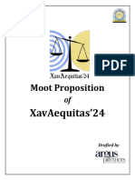 XavAequitas'24 Moot Proposition