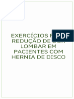 Exercícios para Pacientes Com Dor Lombar Causada Por Hérnia Discal PDF