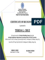 TWG Certificate