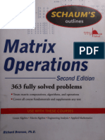 Matrix Operations - Richard Bronson - 2011 - SCHAUM's OUTLINES