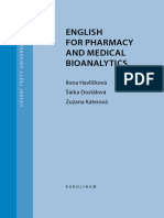 English For Pharmacy and Medical Bioanalytics