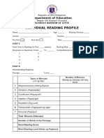 Individual Reading Profile