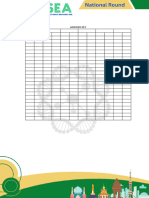 2023 Isocsea NR Test - Answer Key