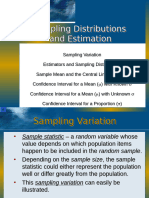 3sampling Distribution and Estimation and CI