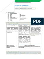 Sesión de Aprendizaje de Educaciín Física para 1º2º