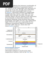 Physics: Electromagnetic Spectrum