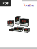 Temperature Controller Pt-76 Series Operation Instruction: Finetek Co., LTD