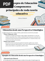 El Concepto de Educación