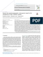 Human Islet Amyloid Polypeptide A Therapeutic Target For The Management of Type 2 Diabetes Mellitus