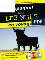 L'Espagnol Pour Les Nuls en Voyage