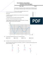 Escola Básica e Secundária Armando Côrtes-Rodrigues: 11.º Ano - Física 2024 - 2025 Teste 1