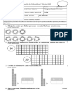 PRUEBA LA DECENA 1º Básico 2024