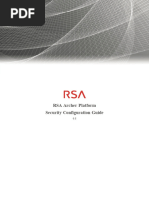 RSA Archer Platform 6.8 Security Configuration Guide