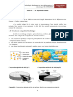 Technologie Des Industries Agroalimentaire 01 ZOUAOUI N. Partie Lait 2023