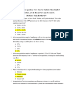 Completed Module 1 Review