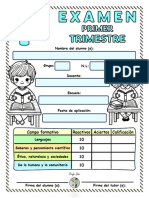 1° Examen PRIMER Trimestre - Profe Diaz 2