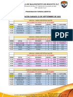 Programacion 23 y 24 de Septiembre 2023