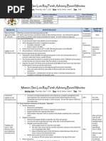 Mission San Luis Rey Parish Advisory Board Minutes