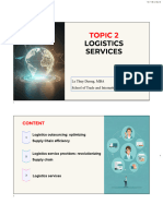 (LMS) English For Logistics (TOPIC 2 - Logistics Services)