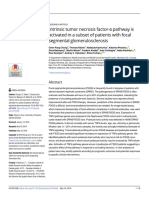 Intrinsic tumor necrosis factor-α pathway is activated in a subset of patients with focal segmental glomerulosclerosis