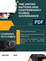 Lesson 4 United Nations and Contemporary Glpobal Governsnce